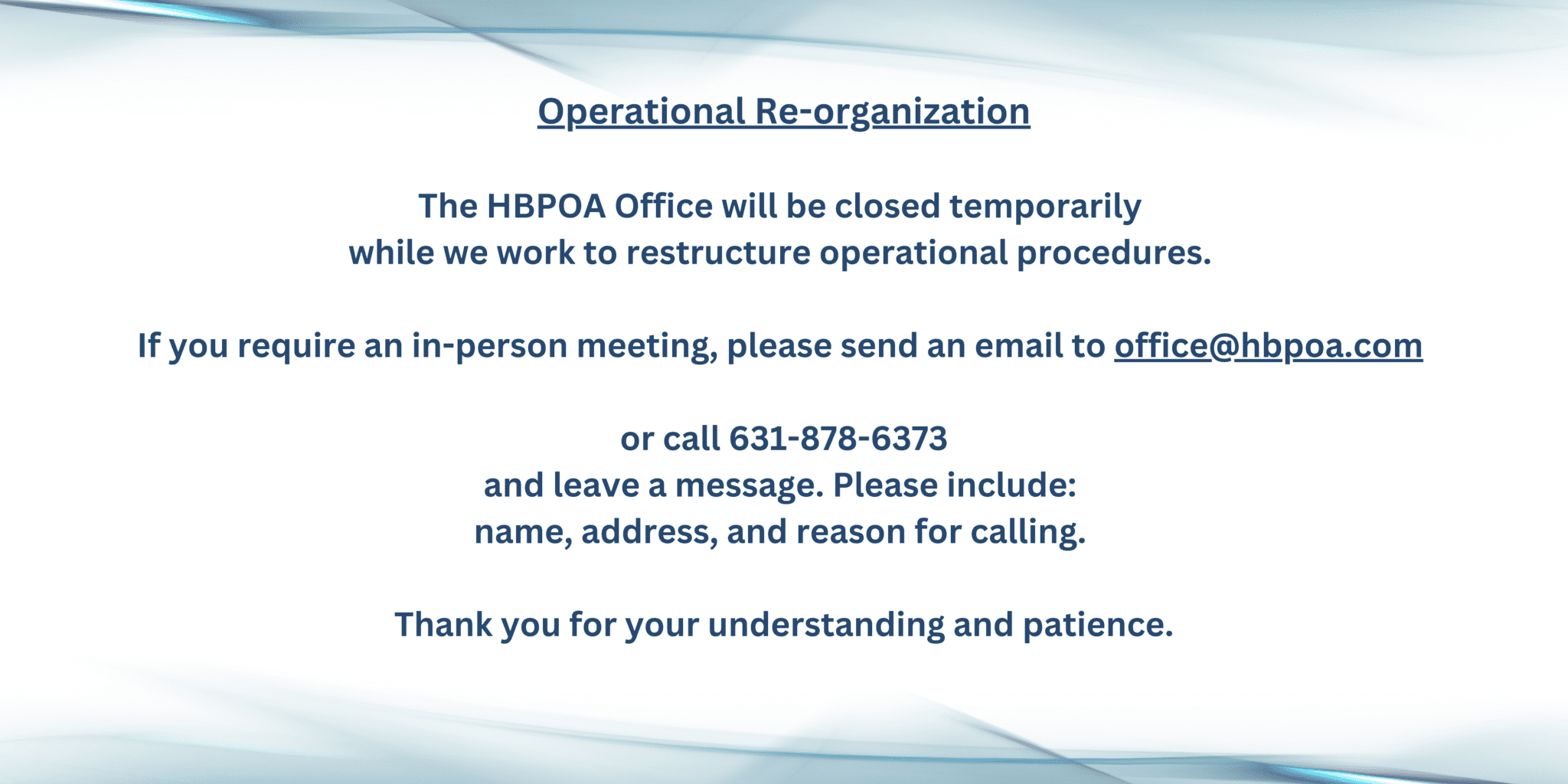 Home Holiday Beach Property Owners Association